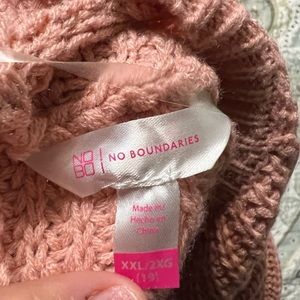 NO BOUNDARIES, 2 XL, PINK, WORN ONCE, SOLD OUT